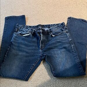 John Varvatos Dark Blue Straight Jeans